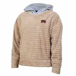 NCAA UNLV Rebels Women's Oatmeal Fashion Hooded Sweatshirt - L