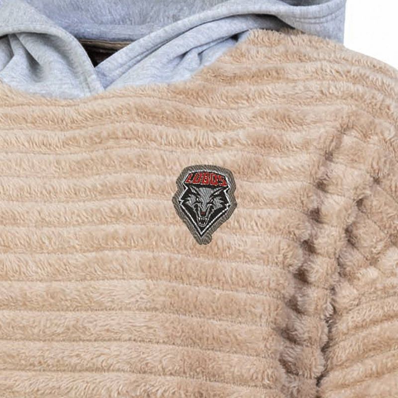 slide 3 of 3, NCAA New Mexico Lobos Women's Oatmeal Fashion Hooded Sweatshirt - XL, 1 ct