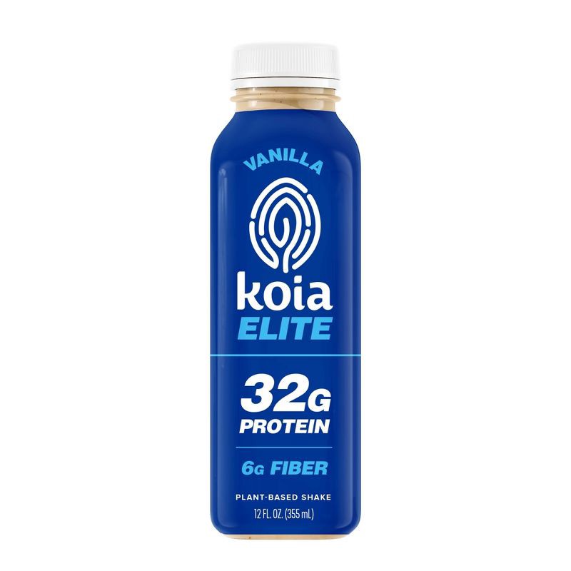 slide 1 of 4, Koia Elite Vanilla 32g Protein Plant-Based Shake - 12 fl oz, 32 gram, 12 fl oz