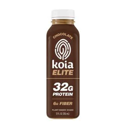 Koia Elite Chocolate 32g Protein Plant-Based Shake - 12oz