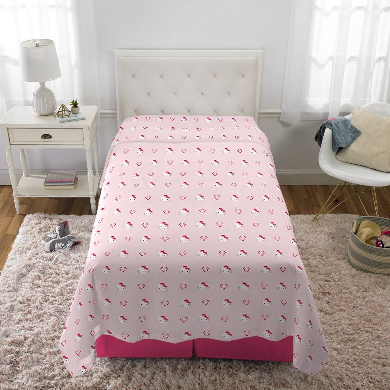 slide 2 of 6, Hello Kitty Twin Sheet Sets, 1 ct