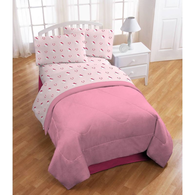 slide 6 of 6, Hello Kitty Twin Sheet Sets, 1 ct