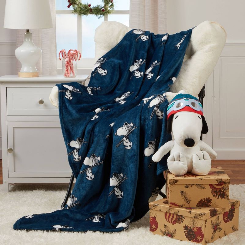 slide 2 of 4, Peanuts Pillow and Throw Blanket, 1 ct