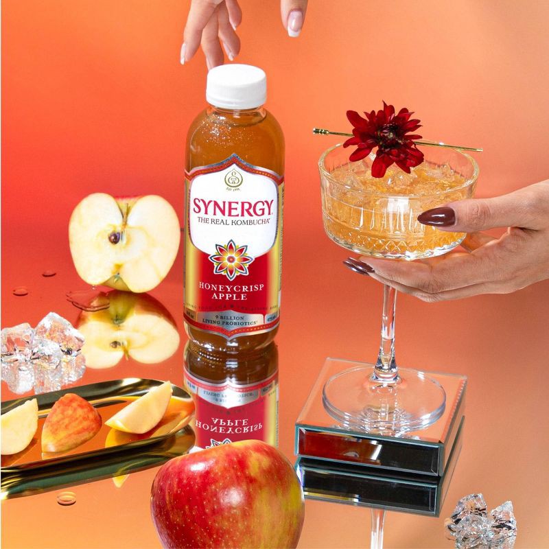 slide 2 of 5, GT's Honeycrisp Apple Kombucha - 16 fl oz, 16 fl oz
