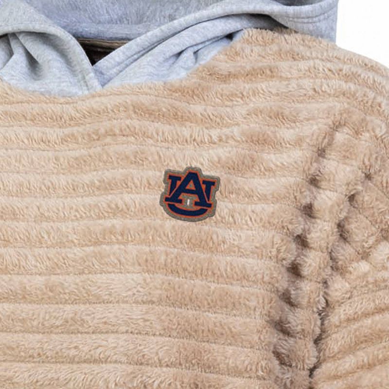 slide 3 of 3, NCAA Auburn Tigers Women's Oatmeal Fashion Hooded Sweatshirt - L, 1 ct