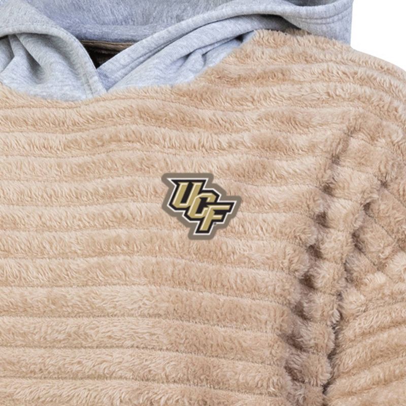 slide 3 of 3, NCAA UCF Knights Women's Oatmeal Fashion Hooded Sweatshirt - L, 1 ct