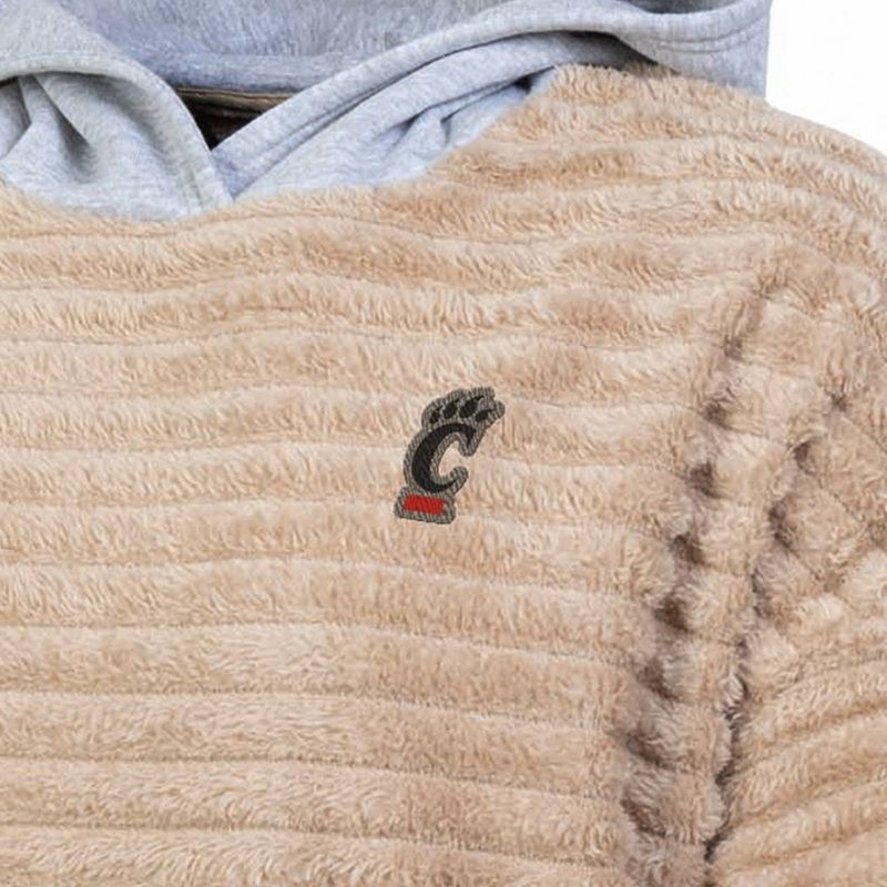 slide 3 of 3, NCAA Cincinnati Bearcats Women's Oatmeal Fashion Hooded Sweatshirt - XL, 1 ct