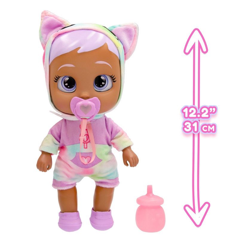 slide 4 of 6, Cry Babies My First Steps Mya Baby Doll: Articulated Plastic with Purple Straight Hair, 1 ct