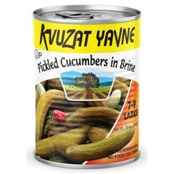 Kvuzat Yavne Pickled Cucumbers in Brine - 19 oz