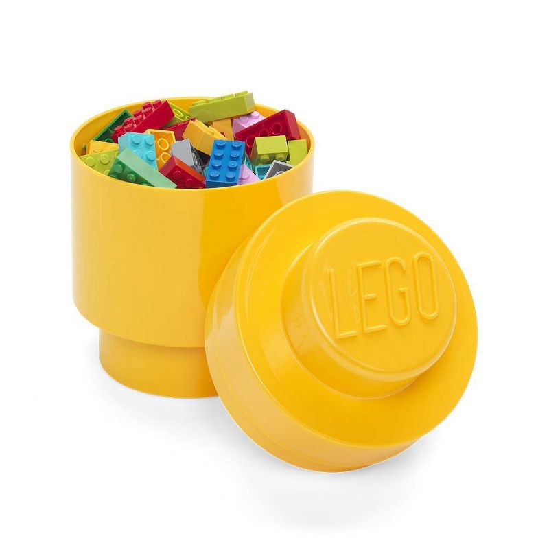 slide 2 of 2, LEGO Storage Brick 1 - Yellow: Building Kit Accessory for Creative Organization, 1 ct