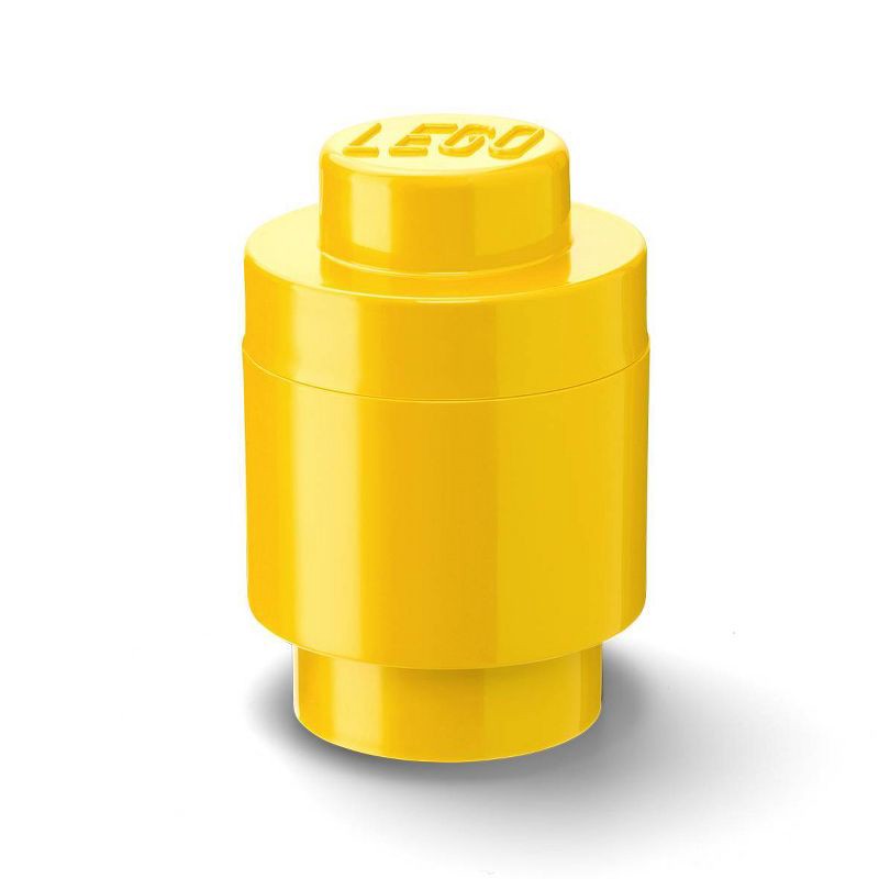 slide 1 of 2, LEGO Storage Brick 1 - Yellow: Building Kit Accessory for Creative Organization, 1 ct