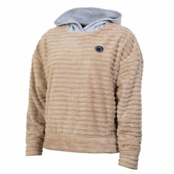 NCAA Penn State Nittany Lions Women's Oatmeal Fashion Hooded Sweatshirt - S