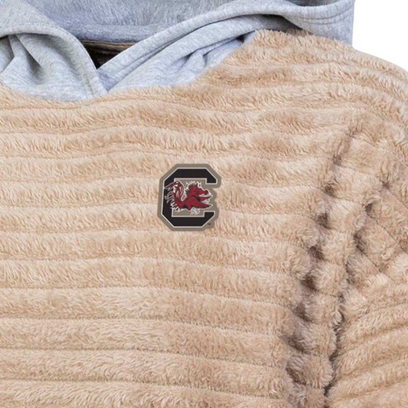 slide 3 of 3, NCAA South Carolina Gamecocks Women's Oatmeal Fashion Hooded Sweatshirt - S, 1 ct