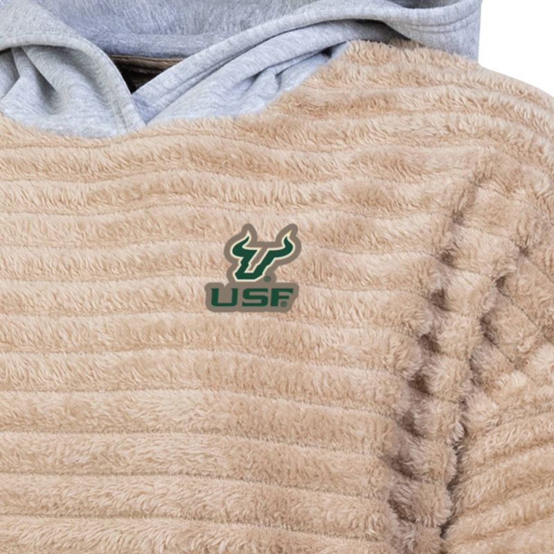 slide 3 of 3, NCAA South Florida Bulls Women's Oatmeal Fashion Hooded Sweatshirt - XL, 1 ct