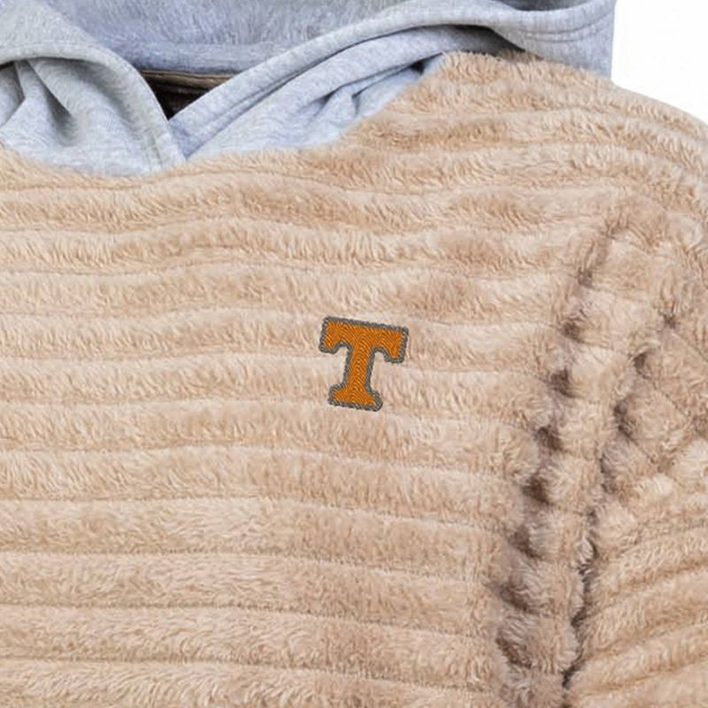 slide 3 of 3, NCAA Tennessee Volunteers Women's Oatmeal Fashion Hooded Sweatshirt - M: Polyester Fleece Pullover, Front Pocket, 1 ct