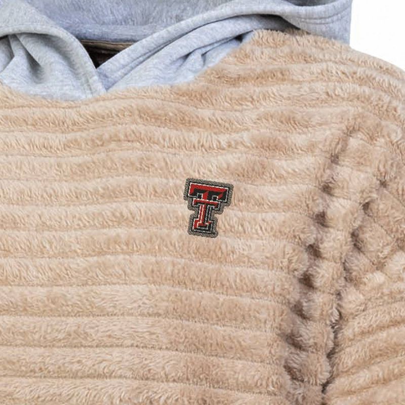 slide 3 of 3, NCAA Texas Tech Red Raiders Women's Oatmeal Fashion Hooded Sweatshirt - M, 1 ct