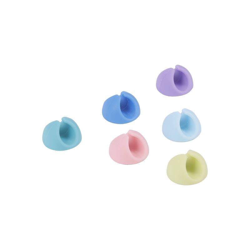 slide 5 of 8, Vivitar 6pk Cable Organizer Clip, 6 ct