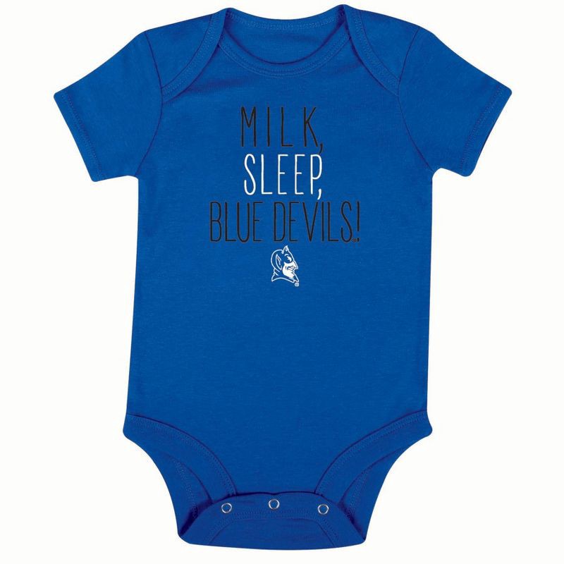 slide 3 of 4, NCAA Duke Blue Devils Infant Toddler Boys' 3pk Bodysuit - 3-6M, 3 ct