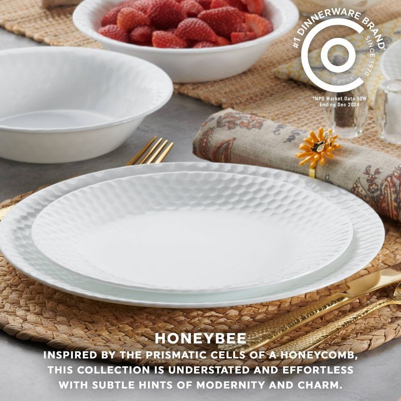 slide 2 of 9, Corelle 18pc Honey Bee Dinnerware Set, 18 ct