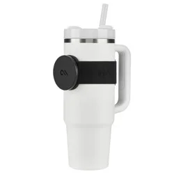 Case-Mate Magnetic Water Bottle Phone Holder - Black: Silicone & Nylon Device Mount