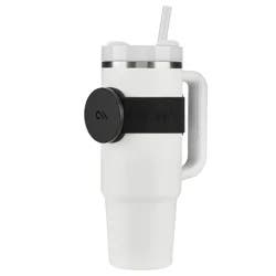 Case-Mate Magnetic Water Bottle Phone Holder - Black: Silicone & Nylon Device Mount