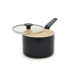 GreenPan Rio Advanced 3qt Ceramic Nonstick Sauce Pan with Lid Black