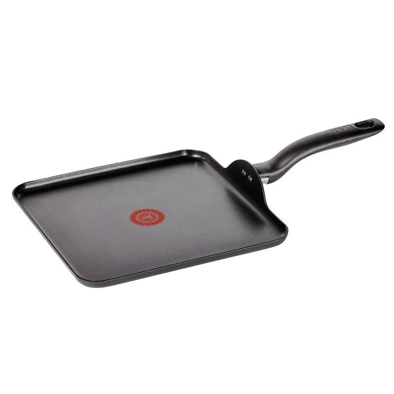 slide 1 of 10, T-Fal Simply Cook 11" Nonstick Square Griddle Black, 1 ct