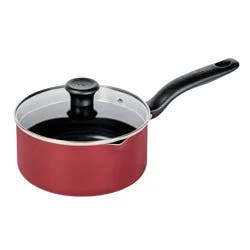 T-Fal Simply Cook 3qt Nonstick Sauce Pan with Lid Red