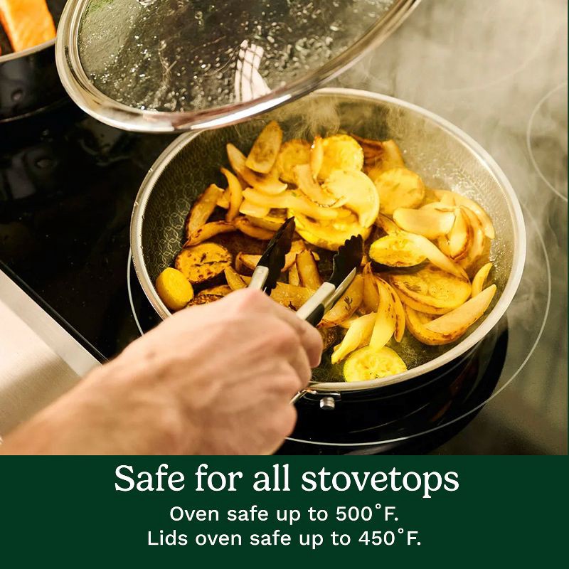 slide 7 of 8, Cuisinart FusionPlus 10" Hybrid Stainless Steel and Ceramic Nonstick Fry Pan, 1 ct