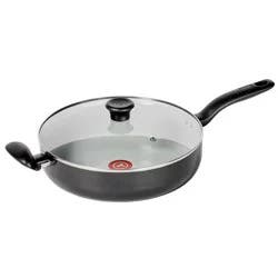 T-Fal Simply Cook 5qt Ceramic Nonstick Saute with Lid Black