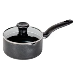 T-Fal Simply Cook 1.5qt Nonstick Sauce Pan with Lid Black