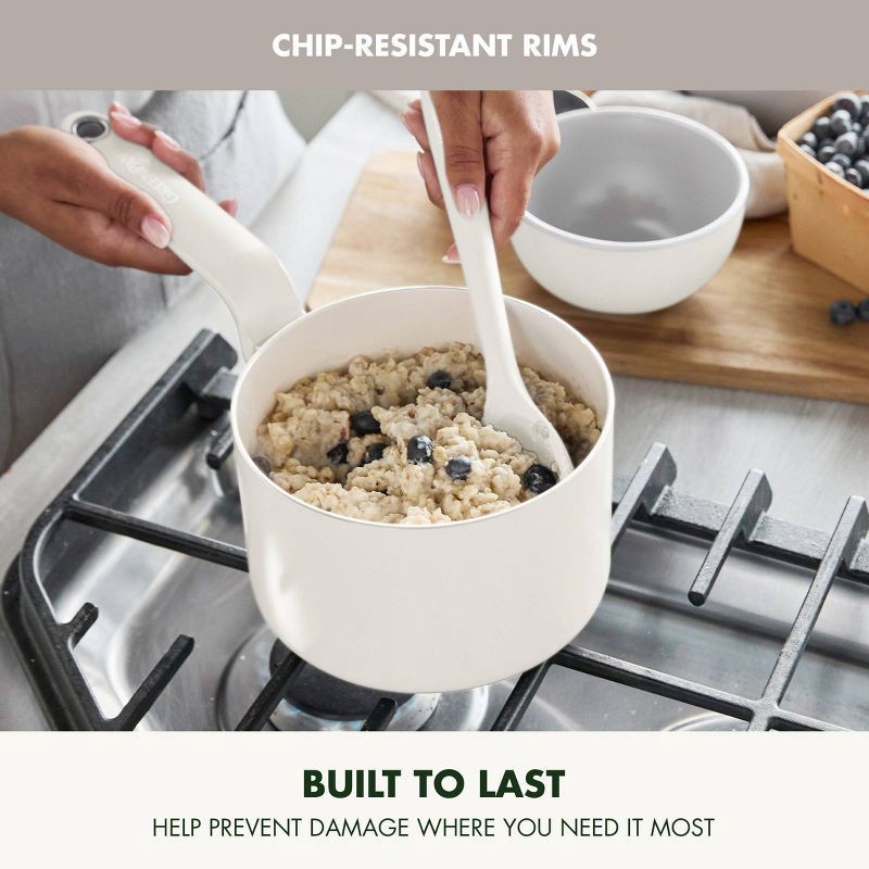 slide 7 of 10, GreenPan Rio Advanced 10pc Ceramic Nonstick Cookware Set Cream, 10 ct