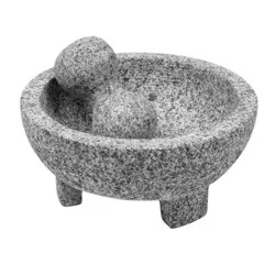 IMUSA 8" Granite Molcajete with Bookle