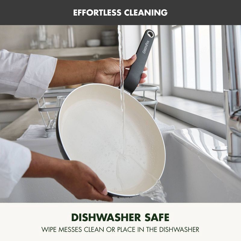 slide 9 of 10, GreenPan Rio Advanced 10pc Ceramic Nonstick Cookware Set Black, 10 ct