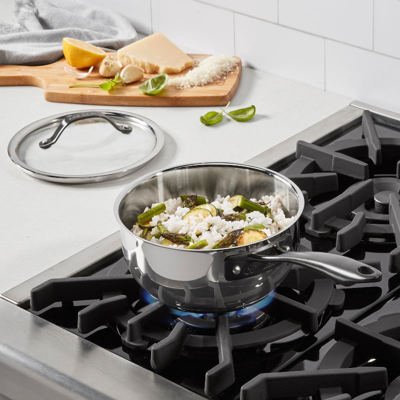 slide 2 of 8, Cuisinart Radiant Pro 2qt Stainless Sauce Pan with Lid, 2 qt
