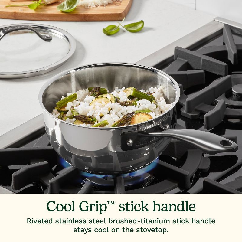 slide 4 of 8, Cuisinart Radiant Pro 2qt Stainless Sauce Pan with Lid, 2 qt