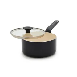 GreenPan Rio Advanced 2qt Ceramic Nonstick Sauce Pan with Lid Black