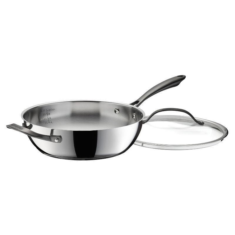 slide 1 of 8, Cuisinart Radiant Pro 3.5qt Stainless Steel Saute Pan with Lid, 3.5 qt