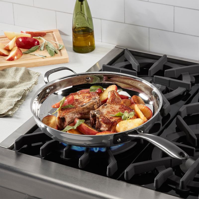 slide 2 of 8, Cuisinart Radiant Pro 12" Stainless Steel Fry Pan, 1 ct