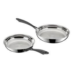 Cuisinart Radiant Pro 2pc (8" and 10") Stainless Steel Fry Pan Set