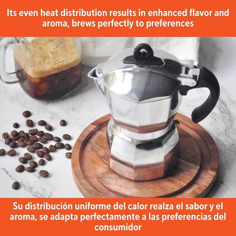 slide 5 of 6, IMUSA 3c Epic Stovetop Espresso Maker, 1 ct