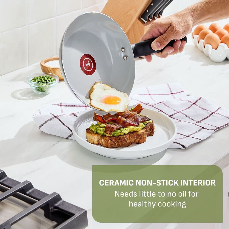 slide 2 of 10, T-Fal Simply Cook 12" Ceramic Nonstick Fry Pan Black, 1 ct