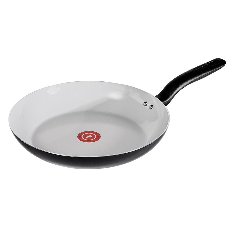 slide 1 of 10, T-Fal Simply Cook 12" Ceramic Nonstick Fry Pan Black, 1 ct
