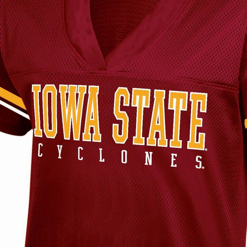 slide 3 of 3, NCAA Iowa State Cyclones Women's White Jersey - L, 1 ct