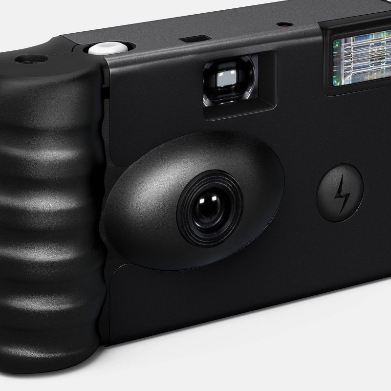 slide 2 of 4, Game Day Disposable Camera - heyday™ Ebony: 110 Format, Built-In Flash, Fixed Focus, 1 ct