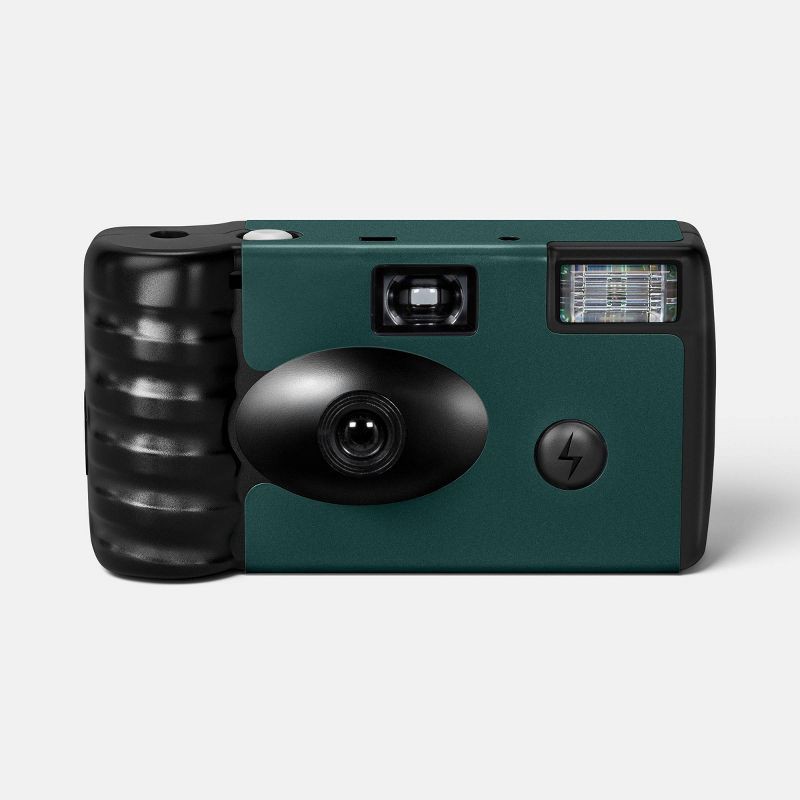 slide 1 of 4, Game Day Disposable Camera - heyday™ Arugula Green: Built-In Flash, Fixed Focus, 1 ct