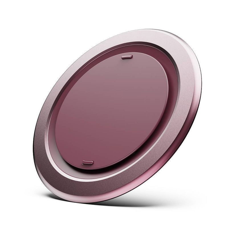slide 1 of 6, ohsnap! Snap Grip Luxe Magnetic Phone Grip - Ultra Thin, Fits Any Phone - Cranberry Crush: Compatible with Wireless Charging, 1 ct