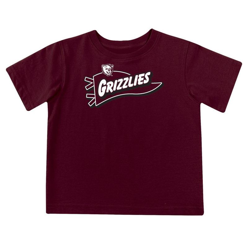 slide 5 of 5, NCAA Montana Grizzlies Toddler Boys' 2pk Short Sleeve and Long Sleeve T-Shirts - 4T, 2 ct