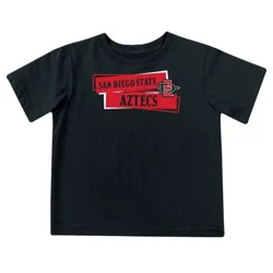 NCAA San Diego State Aztecs Toddler Boys' 2pk Short Sleeve and Long Sleeve T-Shirts - 4T