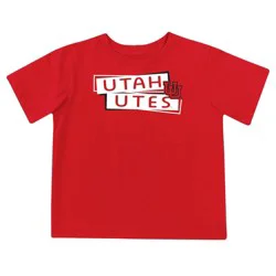 NCAA Utah Utes Toddler Boys' 2pk Short Sleeve and Long Sleeve T-Shirts - 4T